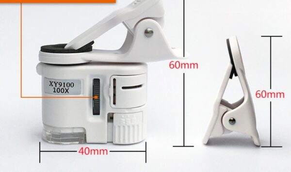 Digital Microscope Camera for Cell Phone with LED Light - Image 4