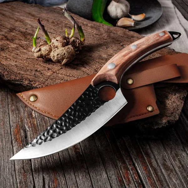 Stainless Steel Kitchen Boning Knife Fishing Knife Meat Cleaver Handmade Forged Chef Outdoor Cooking Cutter Butcher Knife Tool - Image 8