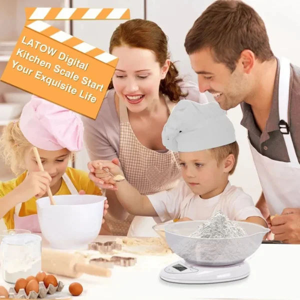 5kg/1g 1kg/0.1g Portable Digital Scale LED Electronic Scales Postal Food Measuring Weight Kitchen LED Electronic Scales - Image 11