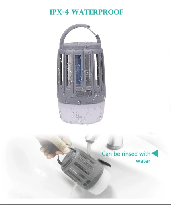Bug Insect Lights Killing Pest Repeller Camping Light 20w IP67 Waterproof USB Charging Mosquito Killer Trap LED Night Light Lamp - Image 16