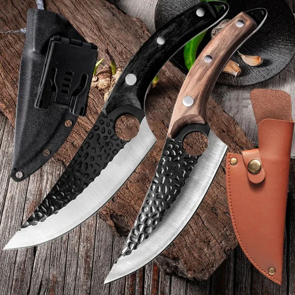 Stainless Steel Kitchen Boning Knife Fishing Knife Meat Cleaver Handmade Forged Chef Outdoor Cooking Cutter Butcher Knife Tool - Image 38