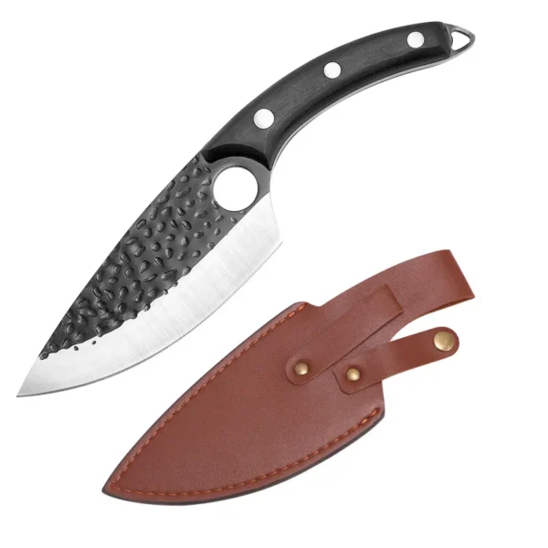 Stainless Steel Kitchen Boning Knife Fishing Knife Meat Cleaver Handmade Forged Chef Outdoor Cooking Cutter Butcher Knife Tool - Image 18