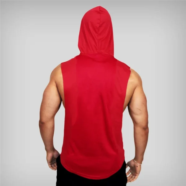 Muscleguys Gym Clothing Mens Bodybuilding Hooded Tank Top Cotton Sleeveless Vest Sweatshirt Fitness Workout Sportswear Tops Male - Image 26
