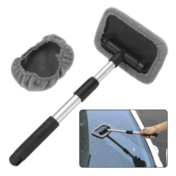 Auto Car Accessories Car Wiper Cleaner Glass Brush Cleaning Car Windshield Clean Multi-function Telescopic Rod Window Tool - Image 3