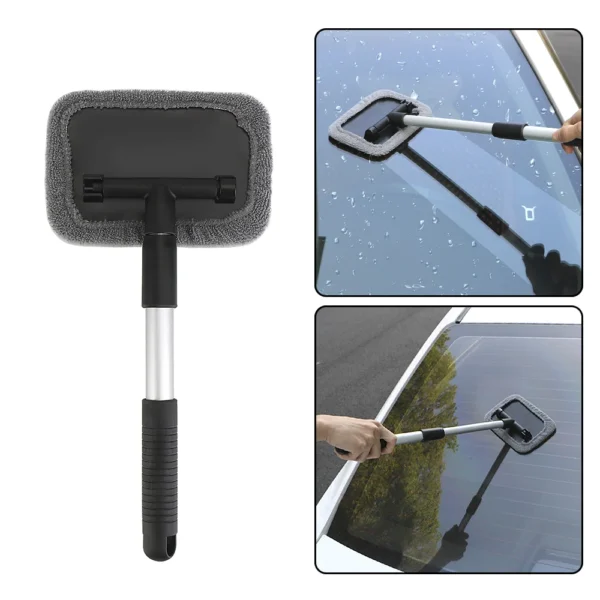 Auto Car Accessories Car Wiper Cleaner Glass Brush Cleaning Car Windshield Clean Multi-function Telescopic Rod Window Tool - Image 4