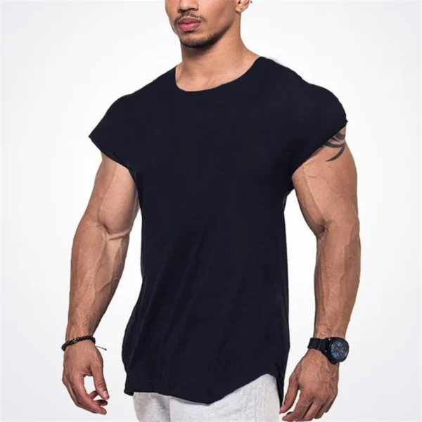 Muscle Guys Brand Soild bodybuilding clothes mens singlet gyms stringer tank top men fitness vest cotton sleeveless shirt - Image 21