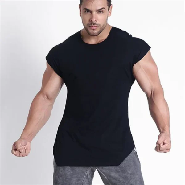 Muscle Guys Brand Soild bodybuilding clothes mens singlet gyms stringer tank top men fitness vest cotton sleeveless shirt - Image 19