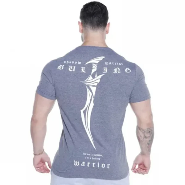 2024 New Summer gym T-shirt large-type brand Sports T-shirt Men shirt Bodybuilding Fitness printing Short Sleeve Running T-shirt - Image 24