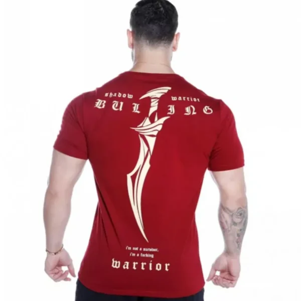 2024 New Summer gym T-shirt large-type brand Sports T-shirt Men shirt Bodybuilding Fitness printing Short Sleeve Running T-shirt - Image 29