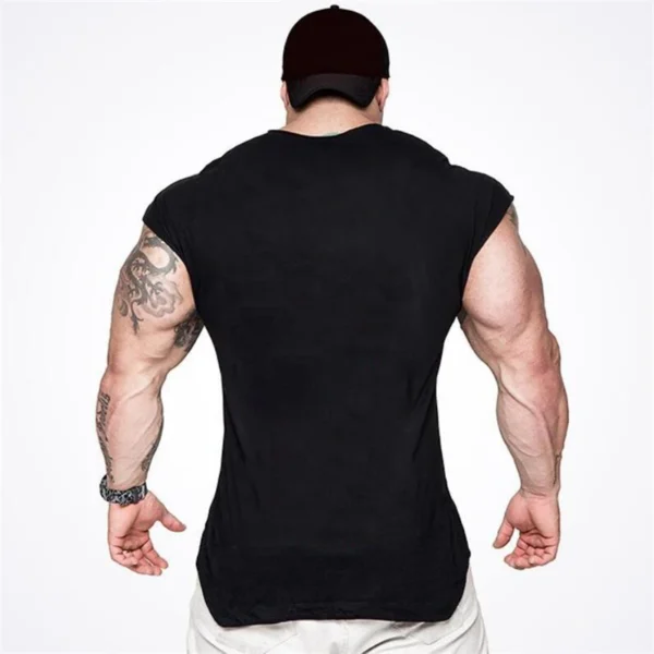 Muscle Guys Brand Soild bodybuilding clothes mens singlet gyms stringer tank top men fitness vest cotton sleeveless shirt - Image 20