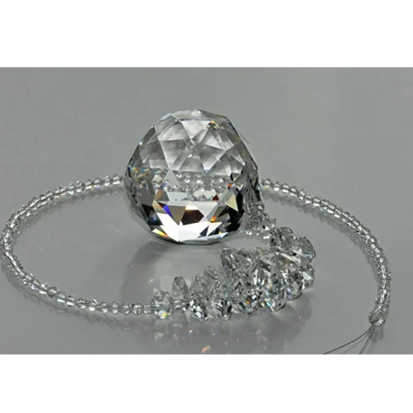 1PCS Clear Crystal Prism Ball Pendulum Feng Shui Pendant Hanging Rainbow Suncatcher Window Decor - Image 2