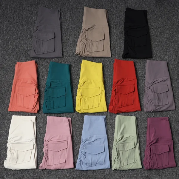 Women's Pants Sport Yoga Pants Sexy Tight High Waist Elastic Women's Panties Pocket legging mujer - Image 6