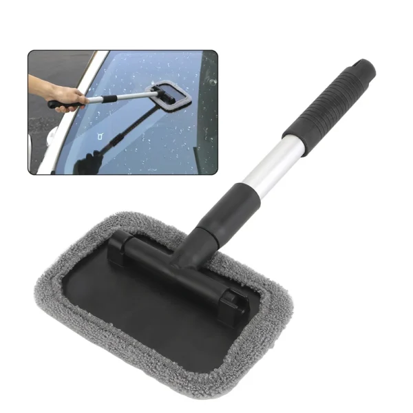 Auto Car Accessories Car Wiper Cleaner Glass Brush Cleaning Car Windshield Clean Multi-function Telescopic Rod Window Tool - Image 2