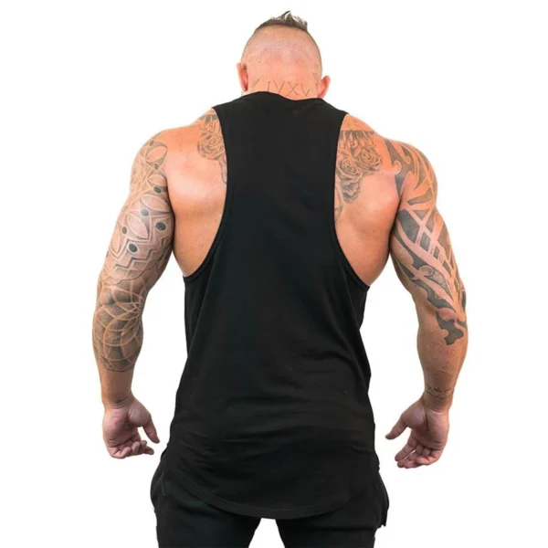 Muscleguys Gym Clothing Mens Bodybuilding Hooded Tank Top Cotton Sleeveless Vest Sweatshirt Fitness Workout Sportswear Tops Male - Image 34