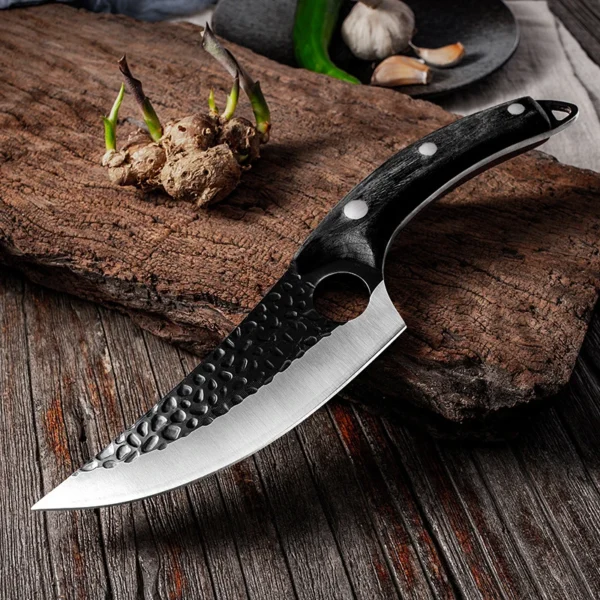 Stainless Steel Kitchen Boning Knife Fishing Knife Meat Cleaver Handmade Forged Chef Outdoor Cooking Cutter Butcher Knife Tool - Image 9