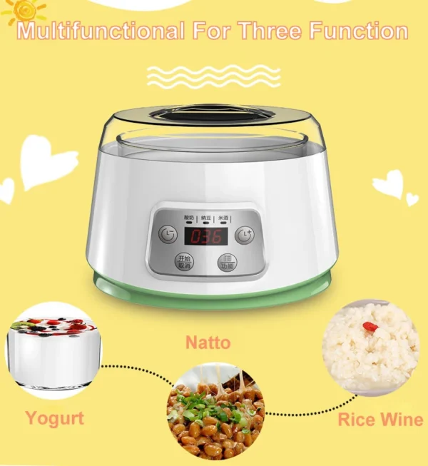 Mini Electric Yogurt Maker Automatic Leben Enzyme Fermenter - Image 10