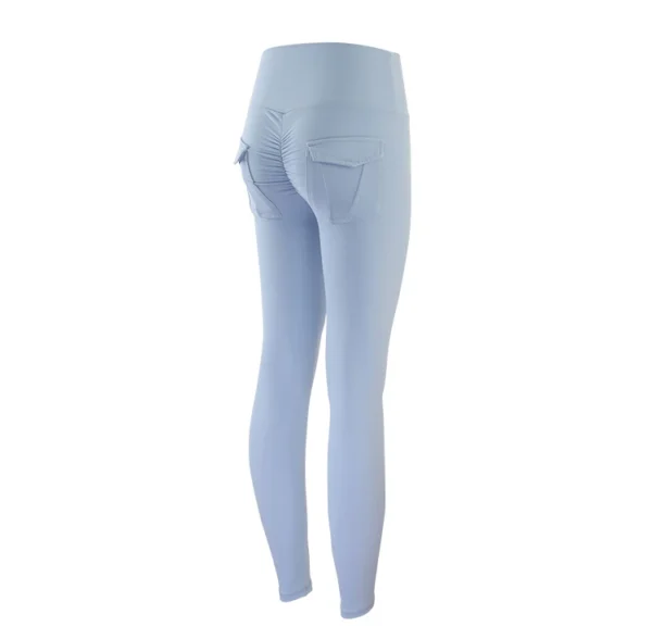 Women's Pants Sport Yoga Pants Sexy Tight High Waist Elastic Women's Panties Pocket legging mujer - Image 55