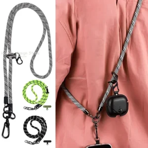 8mm Adjustable Anti-lost Mobile Phone Lanyard Crossbody Detachable Neck Cord Outdoor Sturdy And Durable Hanging Wrist Strap