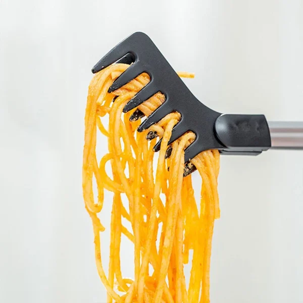 Stainless Steel Noodle Tongs Non-slip Handle Heat-resistant Chuck Easy To Store Multi-functional Food Tongs - Image 12