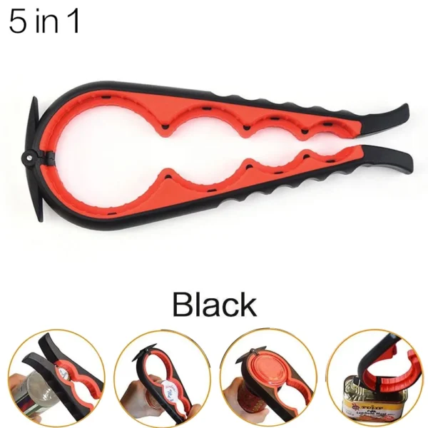 Home Kitchen Can Opener Non-slip Twist Bottle Opener Lid Opening Tool Kitchen Supplies - Image 7