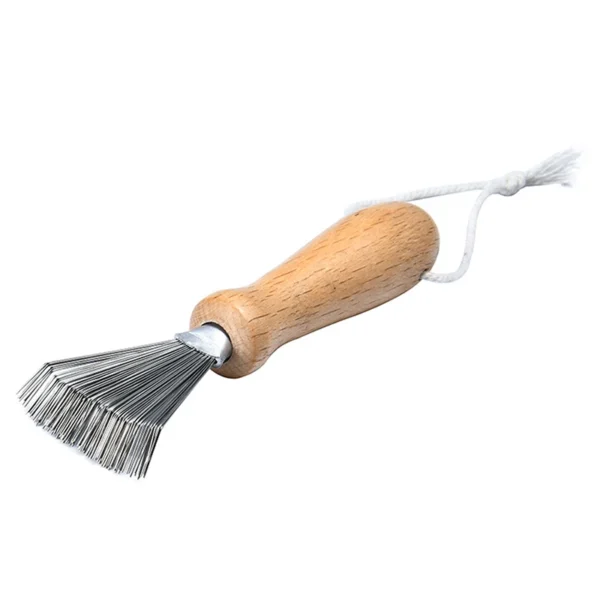 1PCS Wooden Comb Cleaner Delicate Cleaning Removable Comb Cleaner Tool Hair Brush Handle Embeded Tool - Image 7