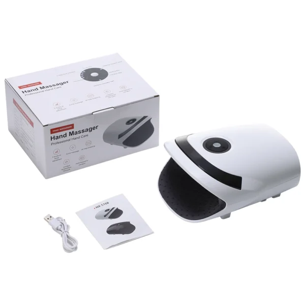 Hand Massager Air Compression Hot Compress Palm Acupoint Massager Finger Arthritis Numbness Muscle Relaxation - Image 25