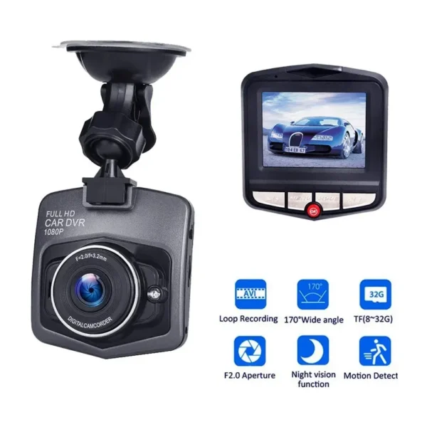 Car Camera HD 1080P Dashcam DVR Recorder Dash Cam Car DVR Auto Rear View Camera Vehical Car Cam of Mirror Recorder - Image 8