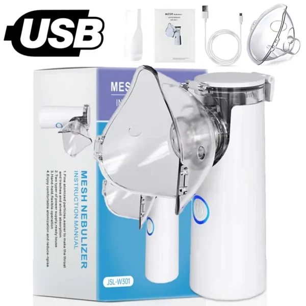 Medical Silent Mesh Nebulizer Handheld Asthma Inhaler Atomizer Children Health Care Mini Portable Nebulizer Humidifier - Image 10