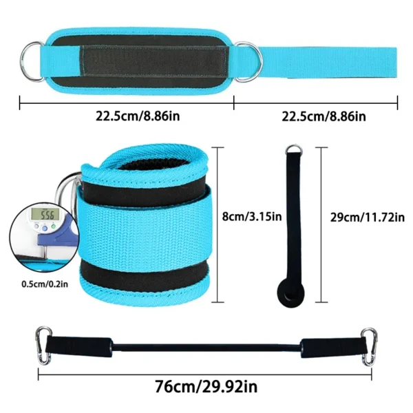 Fitness Gantry Ankle Buckle Training Leg and Hip Training Device Double D Tension Foot Ring Legging Strap Ankle Accessories - Image 11