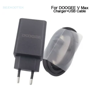 Fast Charger 33W EU Power Adapter+USB Cable Data Line Parts For DOOGEE V MAX Smart Phone New Original DOOGEE V Max Cell Phone