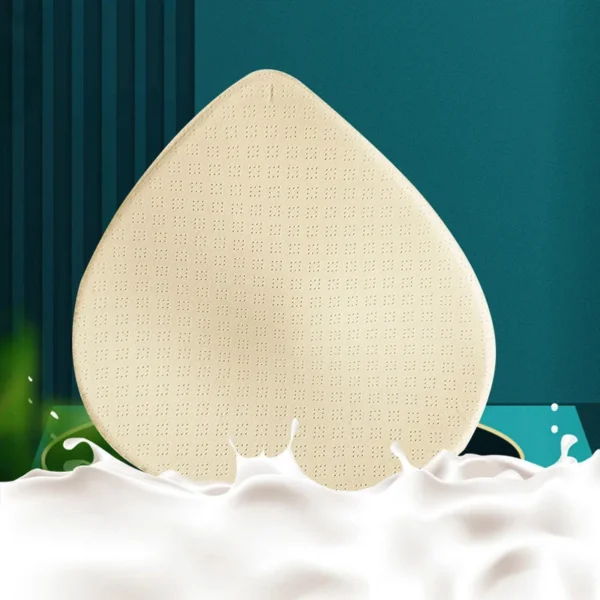 1Pair Thick Latex Bra Pads Push Up Breast Enhancer Removeable Bra Padding  Bikini Padding - Image 3
