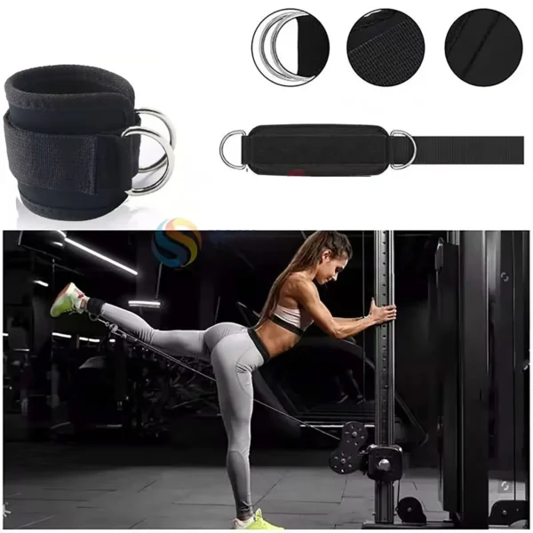 Fitness Gantry Ankle Buckle Training Leg and Hip Training Device Double D Tension Foot Ring Legging Strap Ankle Accessories - Image 18