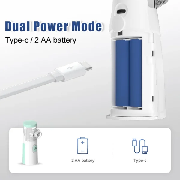 Medical Silent Mesh Nebulizer Handheld Asthma Inhaler Atomizer Children Health Care Mini Portable Nebulizer Humidifier - Image 14