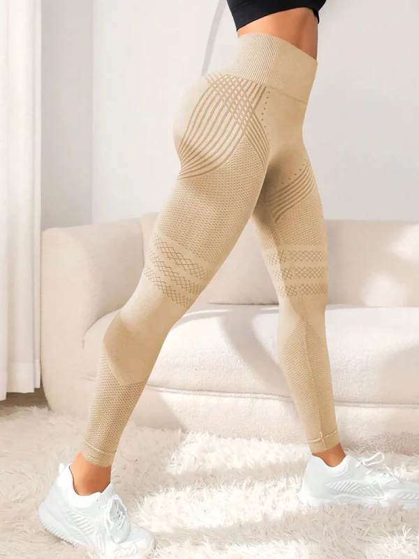 Mileegirl Seamless Sports Tights Woman High Waist Sporty Leggings Quick Drying Yoga Pants Gym Workout Scrunch Pants - Image 24