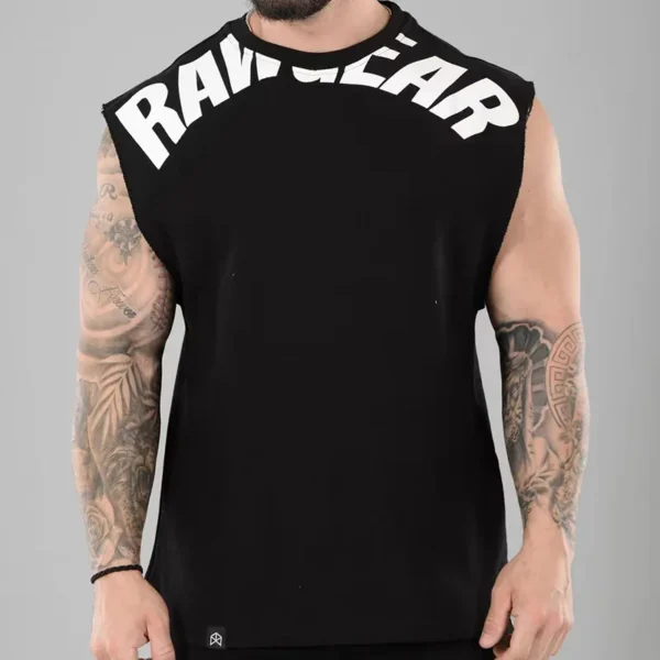 Tank Tops Male Sweat Sleeveless Shirt Muscle Sports Gym Fitness Workout O-Neck Vest Casual Clothing - Image 18