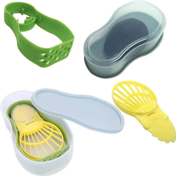 Avocado Slicer  3 In 1 Shea Corer Butter Fruit Peeler Cutter Pulp Separator Plastic Knife Kitchen Vegetable Tools - Image 11