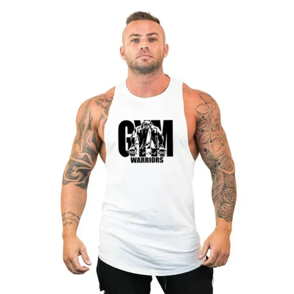 Muscleguys Gym Clothing Mens Bodybuilding Hooded Tank Top Cotton Sleeveless Vest Sweatshirt Fitness Workout Sportswear Tops Male - Image 18