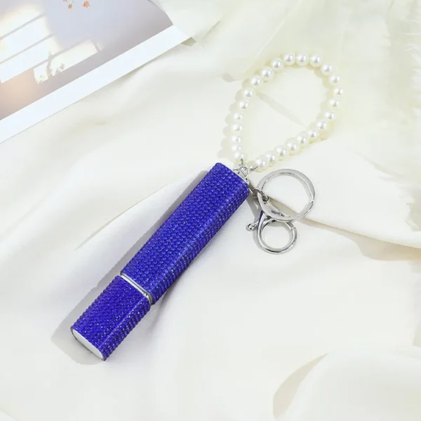 perfume keychain Spray Bottle Portable Empty Perfume Bottle Keychain Refillable Glitter Cosmetic Container New - Image 15