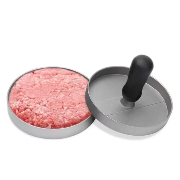 Burger Press Non-Stick Hamburger Patty Maker with Wax Paper Aluminum Burger Maker for Kitchen BBQ Grill - Image 7