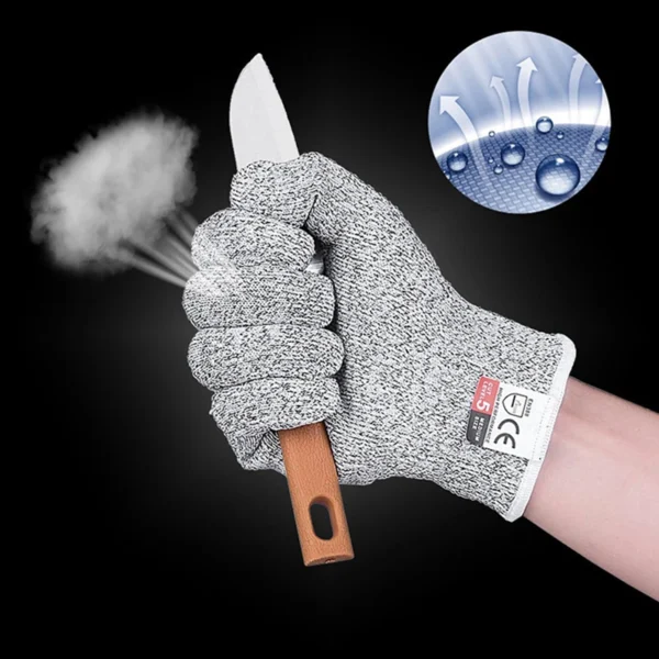 HPPE Level 5 Safety Anti Cut Gloves ndustry Kitchen Gardening Anti-Scratch Anti-cut Glass Cutting Multi-Purpose - Image 18