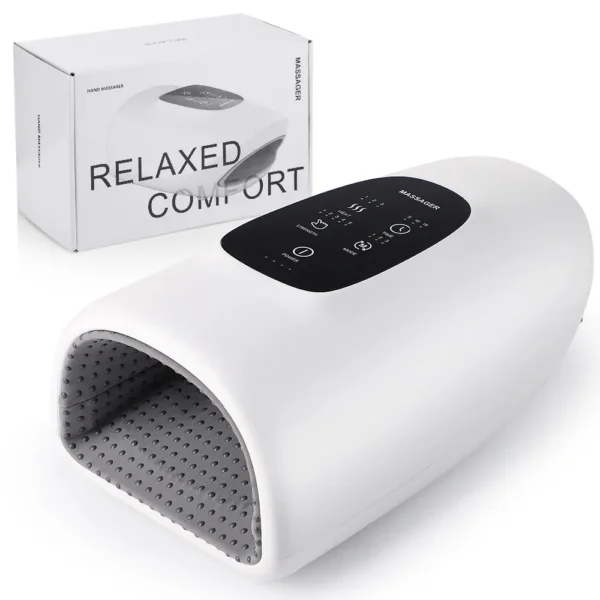 Hand Massager Air Compression Hot Compress Palm Acupoint Massager Finger Arthritis Numbness Muscle Relaxation - Image 27