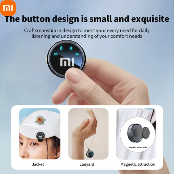XIAOMI S3 Portable Wireless New Mini microphone Noise Reduction Lightweight And Smaller CD Level Quality Low Latency For Android - Image 3
