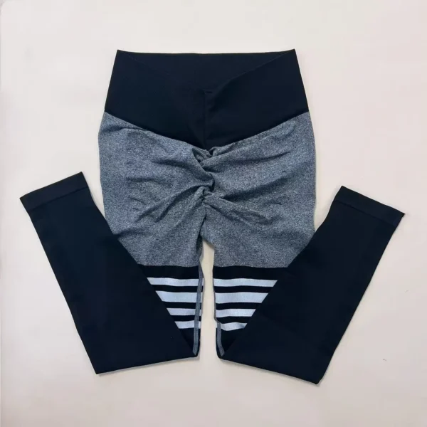 Women Gym V Back  Line Leggings Butt Lifting Fitness Athletic Workout Scrunch Leggins Outdoor Yoga Pants Sports Tights S-XL - Image 23