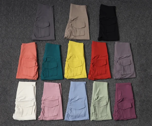 Women's Pants Sport Yoga Pants Sexy Tight High Waist Elastic Women's Panties Pocket legging mujer - Image 38