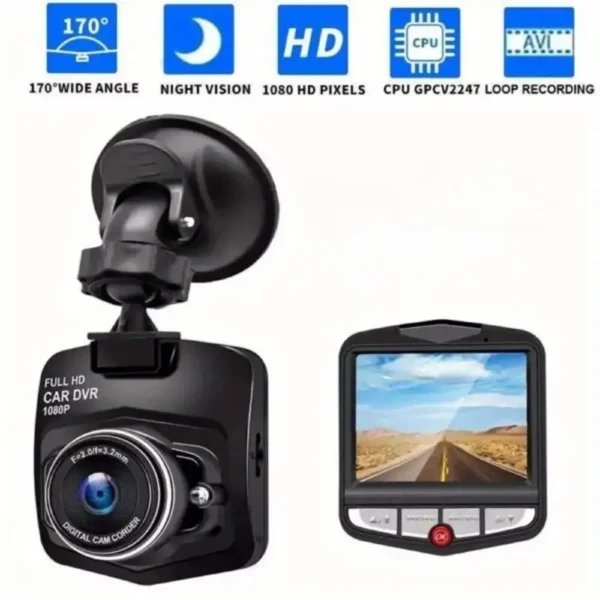 Car Camera HD 1080P Dashcam DVR Recorder Dash Cam Car DVR Auto Rear View Camera Vehical Car Cam of Mirror Recorder - Image 6