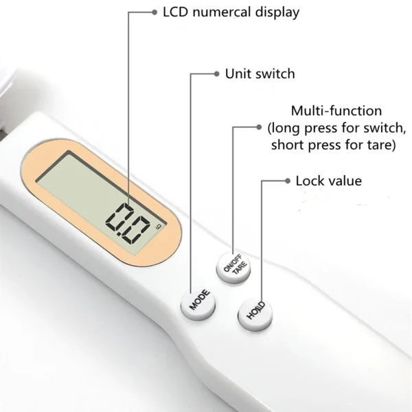 Kitchen Electronic Scale 500g 0.1g LCD Digital Measuring Spoon Food Flour Spoon Scale Mini Kitchen Tool for Milk Coffee Scale - Image 13