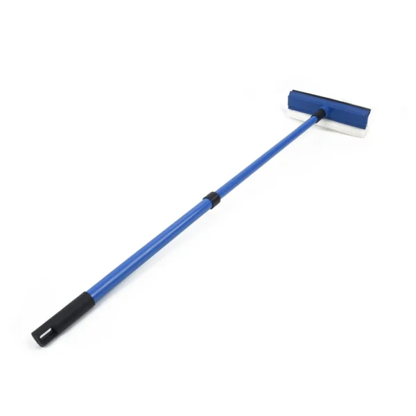 2 In 1 Telescopic Window Glass Cleaner Wiper Long Handle Sponge Brush Window Mop Squeegee Wiper Dual-purpose Glass Eraser - Image 5