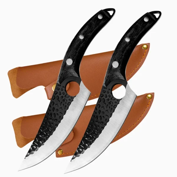Stainless Steel Kitchen Boning Knife Fishing Knife Meat Cleaver Handmade Forged Chef Outdoor Cooking Cutter Butcher Knife Tool - Image 17