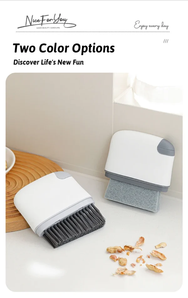 MultiFunc Window Track Brush 4 Layer Scrubber Wet&Dry Deep Clean Gaps QuickSwap AllIn1 Storage MultiSurface Cleaning Tool - Image 20
