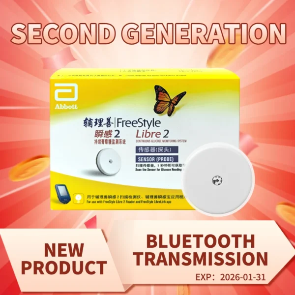 Abbott 2 Dynamic Blood Glucose Meter Without Finger Prick Blood Glucose Sensor Second-Generation CGM Freestyle Libre2